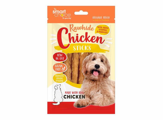 Picture of SMART CHOICE 10 RAWHIDE CHICKEN TREAT