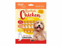 Picture of SMART CHOICE 8 RAWHIDE/CHICKEN ROLL TREAT