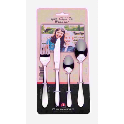 Picture of CHILDRENS 4PC CUTLERY SET