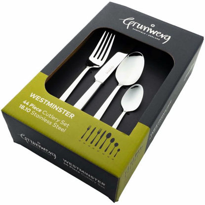 Picture of GRUNWERG WESTMINSTER CUTLERY SET 44 PCS (SP12