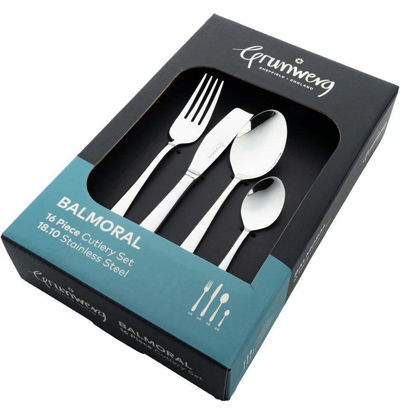Picture of GRUNWERG BALMORAL CUTLERY SET 16 PCS (SP12)