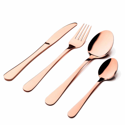 Picture of SABICHI GLAMOUR COPPER 16PC CUTLERY SET