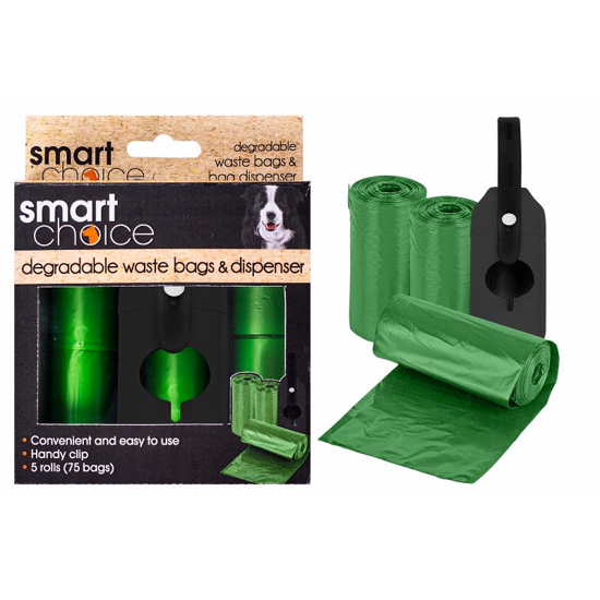 Picture of SMART CHOICE POOP BAGS/HOLDER DEGRADABLE