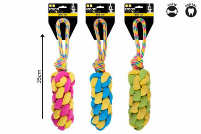 Picture of SMART CHOICE RAINBOW ROPE TUG DOG TOY