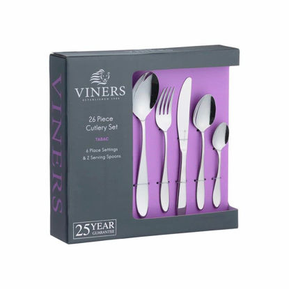 Picture of VINERS CUTLERY SET18/0 26PCS TABAC