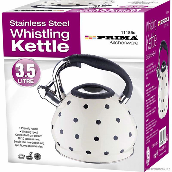 Picture of PRIMA S/S 3.5LT W/ KETTLE WHITE 11185