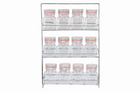 Picture of APOLLO SS SPICE RACK 12 JARS