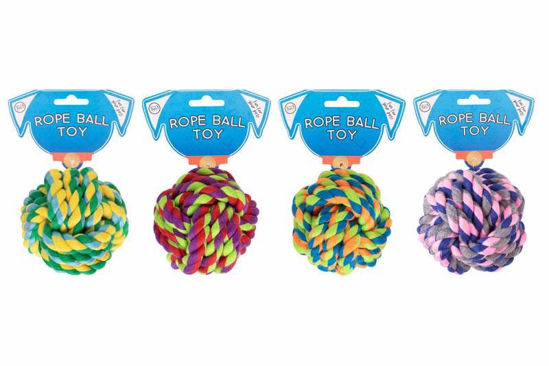 Picture of WORLD OF PETS TOY ROPE TWIST KNOT BALL