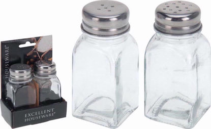 Picture of PEPPER AND SALT SHAKER GLASS