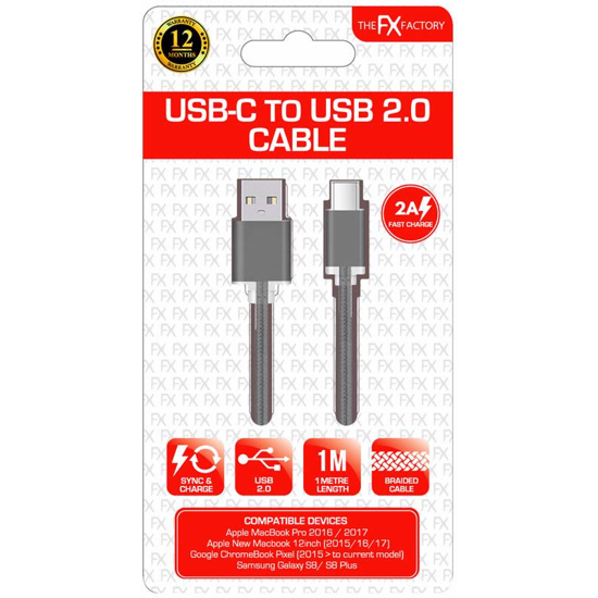 Picture of FX POWABUD USB DATA CABLE TYPE C SPACE G