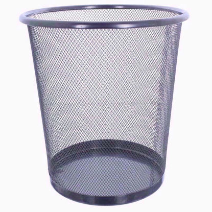 Picture of WASTE BASKET MESH SILVER 24X25CM